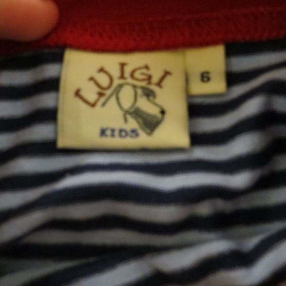 LUIGI KIDS BOYS RED AND BLUE FIRE TRUCK OUTFIT SIZE 6 - Picture 3 of 7